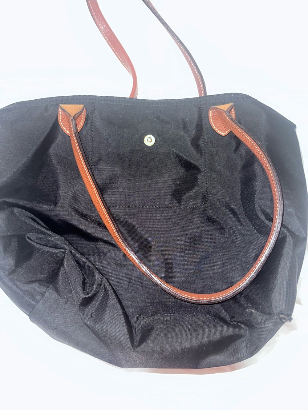 Longchamp Le Pliage Black Medium SEE FLAWS